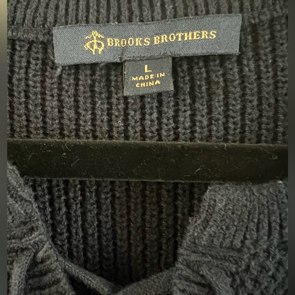 Brooks Brothers size L women’s lace up sweater - Picture 3 of 5